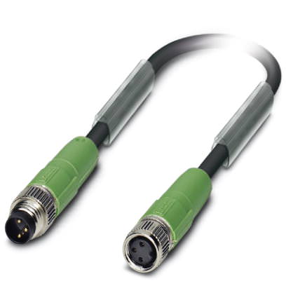 Кабель для датчика / исполнительного элемента - SAC-3P-M 8MS/ 1,5-PUR/M 8FS SH - 1455285
