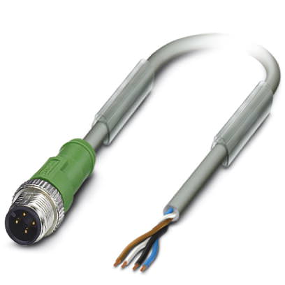 Кабель для датчика / исполнительного элемента - SAC-4P-M12MS/ 3,0-800 - 1457021