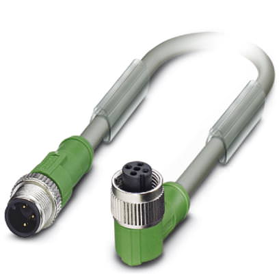 Кабель для датчика / исполнительного элемента - SAC-3P-M12MS/ 0,3-800/M12FR - 1456815