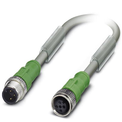 Кабель для датчика / исполнительного элемента - SAC-3P-M12MS/ 0,6-800/M12FS - 1456789
