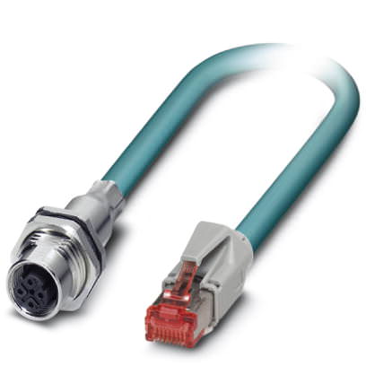Сетевой кабель - VS-DSIV-M12FSD/5,0-RJ45 - 1656770