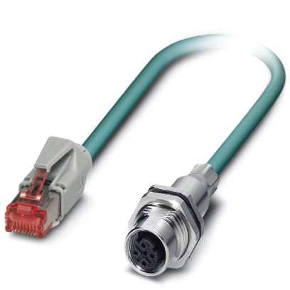 Сетевой кабель - VS-M12FSBPS-IP20-93E-LI/5,0 - 1404208