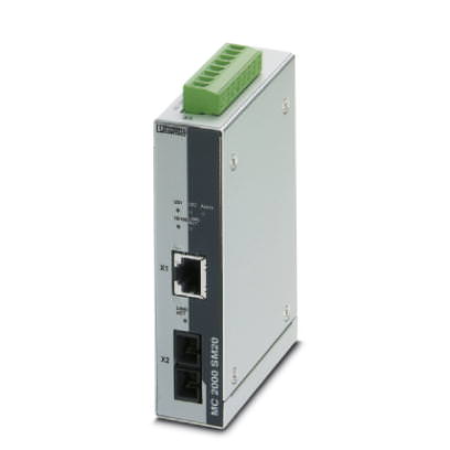 Преобразователь оптоволоконного интерфейса - FL MC 2000T SM20 SC - 2891317