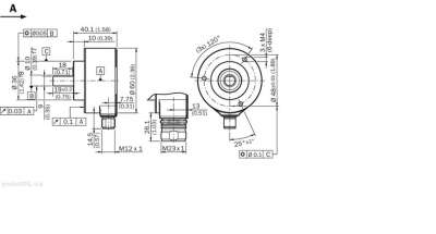 AFS/AFM60 SSI, Rotary - AFM60E-S4AA001024 - 1060149