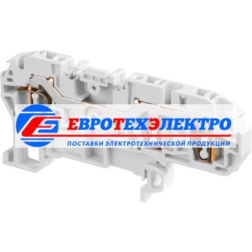 ABB Клемма пруж серая D4/6.3L  4мм.кв.