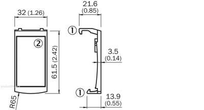 Device protection (mechanical) / Front screen protection - LPC-DX35 - 2067367