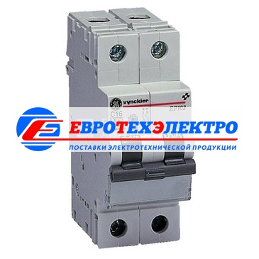GE 672439 EP102K06 Модульный автоматический выключатель Серия EP100 ElfaPlus, макс. откл. способность 10000А (МЭК 898), 2P/ 2мод.(18мм), характеристика откл. К (8 - 12 крат. I ном.), Iн=6А, U= 415В АС , прозрачное окошко для паспортной таблички, возможно