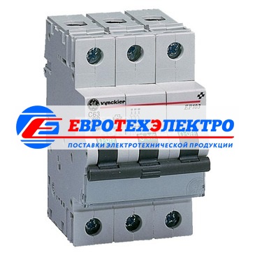 GE 672460 EP103K20 Модульный автоматический выключатель Серия EP100 ElfaPlus, макс. откл. способность 10000А (МЭК 898), 3P/ 3мод.(18мм), характеристика откл. К (8 - 12 крат. I ном.), Iн=20А, U= 415В АС , прозрачное окошко для паспортной таблички, возможно