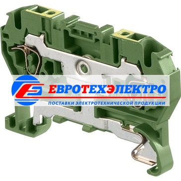 ABB Клемма пруж. земля D4/6.P.2L  . 4мм.кв.