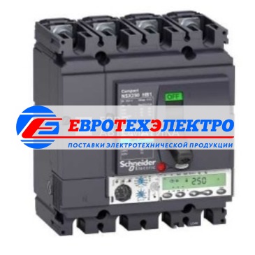 Schneider Electric 4П АВТОМ.ВЫКЛ. MIC6.2E 100A NSX100HB1 (75кА при 690B) (арт.LV433314)