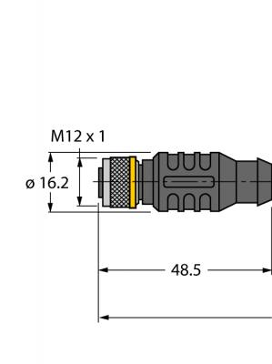 Кабель привода/датчика, ПУРСоединительный кабель - RKC4T-P7X2-10/TXL