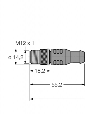 полевой кабель для CAN (DeviceNet™, CANopen)Оболочка кабеля PUR, тонкая - RSC-RKC5701-4M