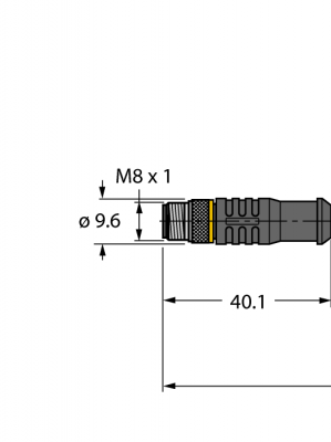 Кабель привода/датчика, ПВХСоединительный кабель - PSGS3M-10/TEL