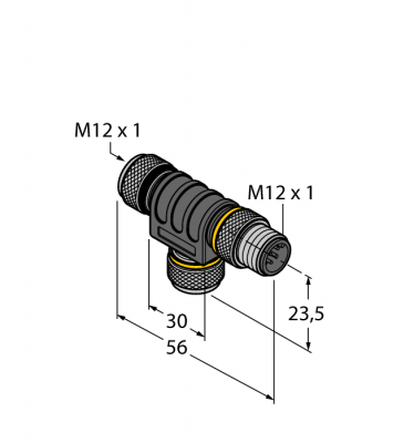 Соединительная системаT-разветвитель без кабеля - VT2-FKM8-FKM8-FSM8