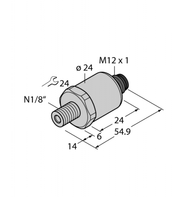 DrucktransmitterС выходом по напряжению (3-х проводн.) - PT500PSIG-1014-U1-H1141/X