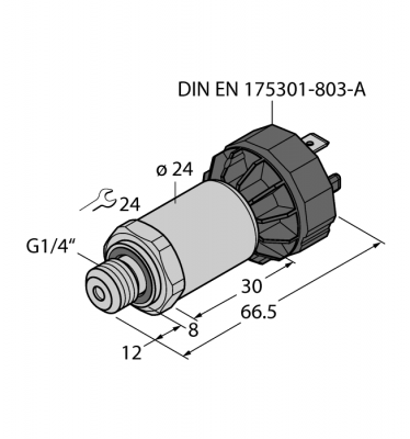 Преобразователь давленияC выходом по току (2-х проводн.) - PT600R-2004-I2-DA91/X