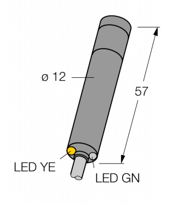 Фотоэлектрический датчикОппозитный датчик (лазерный излучатель) - M126E2LD