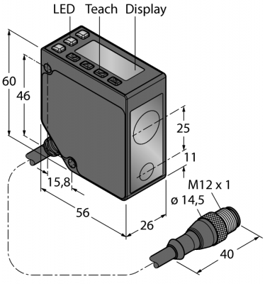 Фотоэлектрический датчиклазерный измеритель - LE550IQP