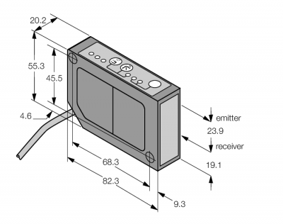 Фотоэлектрический датчикЛазерная измерительная система - LG10A65PI