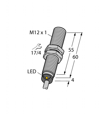 Индуктивный датчик - BI4U-M12E-VN44X