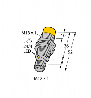 Индуктивный датчик - NI8-M18-AD4X-H1141