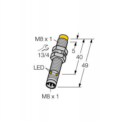 Индуктивный датчик - NI6U-EG08-RP6X-V1131