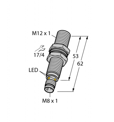 Индуктивный датчикс увеличенной дистанцией срабатывания - BI4-G12-AP6X-V1131