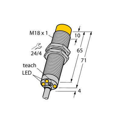 Индуктивный датчикмонитор скорости вращения - DTNI12U-M18E-AP4X3