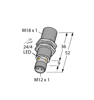 Индуктивный датчик - BI8U-EM18-AP6X-H1141