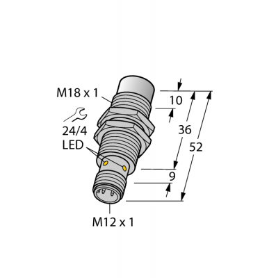 Индуктивный датчик - NI15U-MT18-AP6X-H1141