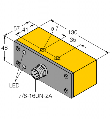 Индуктивный датчик - NI30-Q130-ADZ30X2-B1131