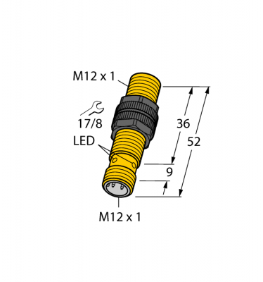 Индуктивный датчик - NI8U-S12-AP6X-H1141