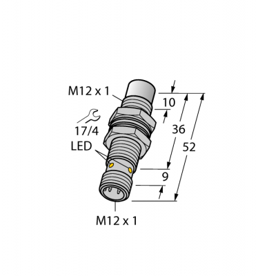 Индуктивный датчик - NI8U-MT12H-AN6X-H1141