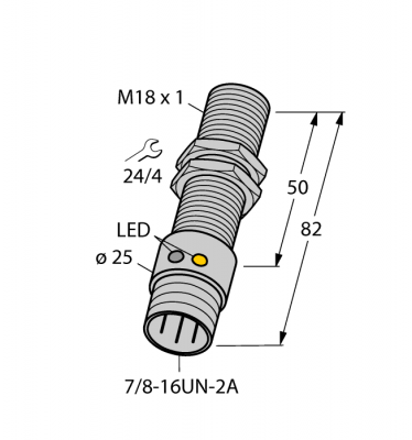 Индуктивный датчик - BI5U-G18-ADZ30X2-B1331