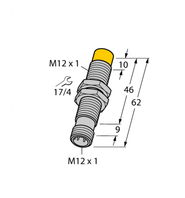 Индуктивный датчикс аналоговым выходом - NI5-M12-LIU-H1141