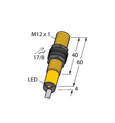 Индуктивный датчикс расширенным диапазоном температуры - BI2-S12-AZ31X/S97