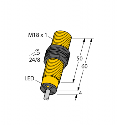 Индуктивный датчикс расширенным диапазоном температуры - BI5-S18-AZ3X/S97