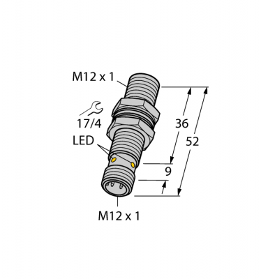 Индуктивный датчик - BI2U-MT12-AP6X-H1141