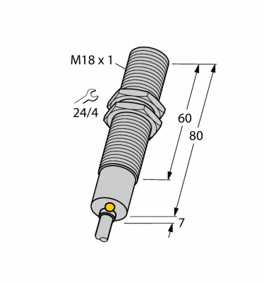 Индуктивный датчикс расширенным диапазоном температуры - BI5-M18-AP6X/S120