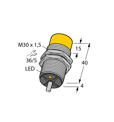 Индуктивный датчик - NI15-G30-Y1X