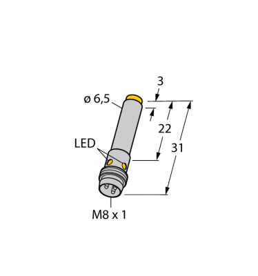 Индуктивный датчик - NI3-EH6.5K-AN6X-V1131