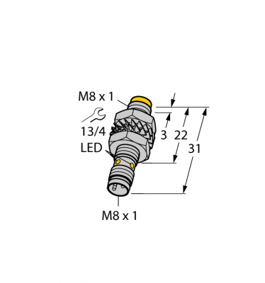 Индуктивный датчик - NI3-EG08K-AP6X-V1131