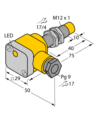 Индуктивный датчик - NI8U-EG12SK-AP6X