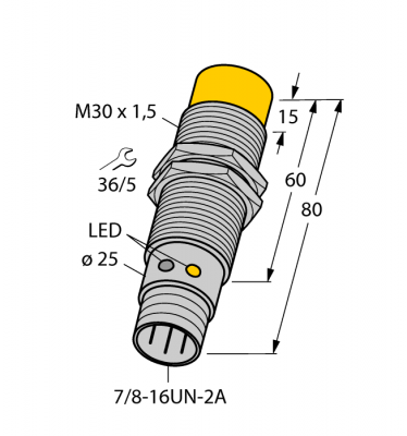 Индуктивный датчик - NI20U-G30-ADZ30X2-B1131