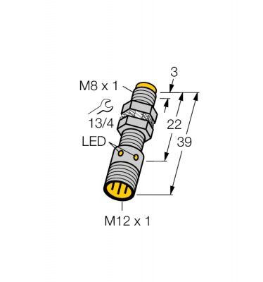 Индуктивный датчик - NI3-EG08K-AP6X-H1341