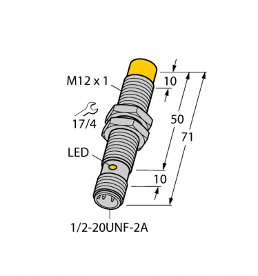 Индуктивный датчик - NI8U-G12-ADZ32X-B3131