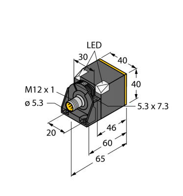 Индуктивный датчик - NI25U-CK40-AP6X2-H1141