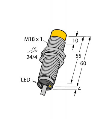 Индуктивный датчик - NI12U-M18-ADZ30X2