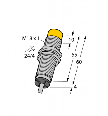 Индуктивный датчикс аналоговым выходом - NI8-M18-LIU
