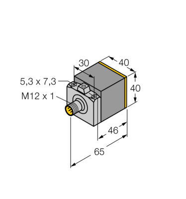 Индуктивный датчикс аналоговым выходом - NI25-CK40-LIU-H1141